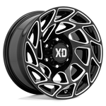 Load image into Gallery viewer, XD XD860 ONSLAUGHT GLOSS BLACK MILLED Wheel - image 2
