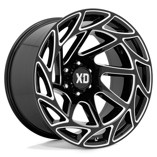 XD XD860 ONSLAUGHT GLOSS BLACK MILLED Wheel - image 5
