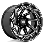 Load image into Gallery viewer, XD XD860 ONSLAUGHT GLOSS BLACK MILLED Wheel - image 5
