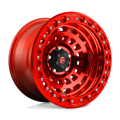 Fuel d100 zephyr beadlock candy red wheel   image 1