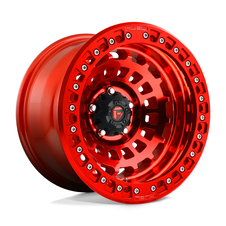 Fuel d100 zephyr beadlock candy red wheel   image 2
