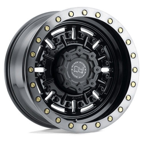 Black rhino abrams gloss gun black mach dark tint wheel   image 1