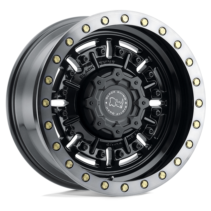 Black rhino abrams gloss gun black mach dark tint wheel   image 2