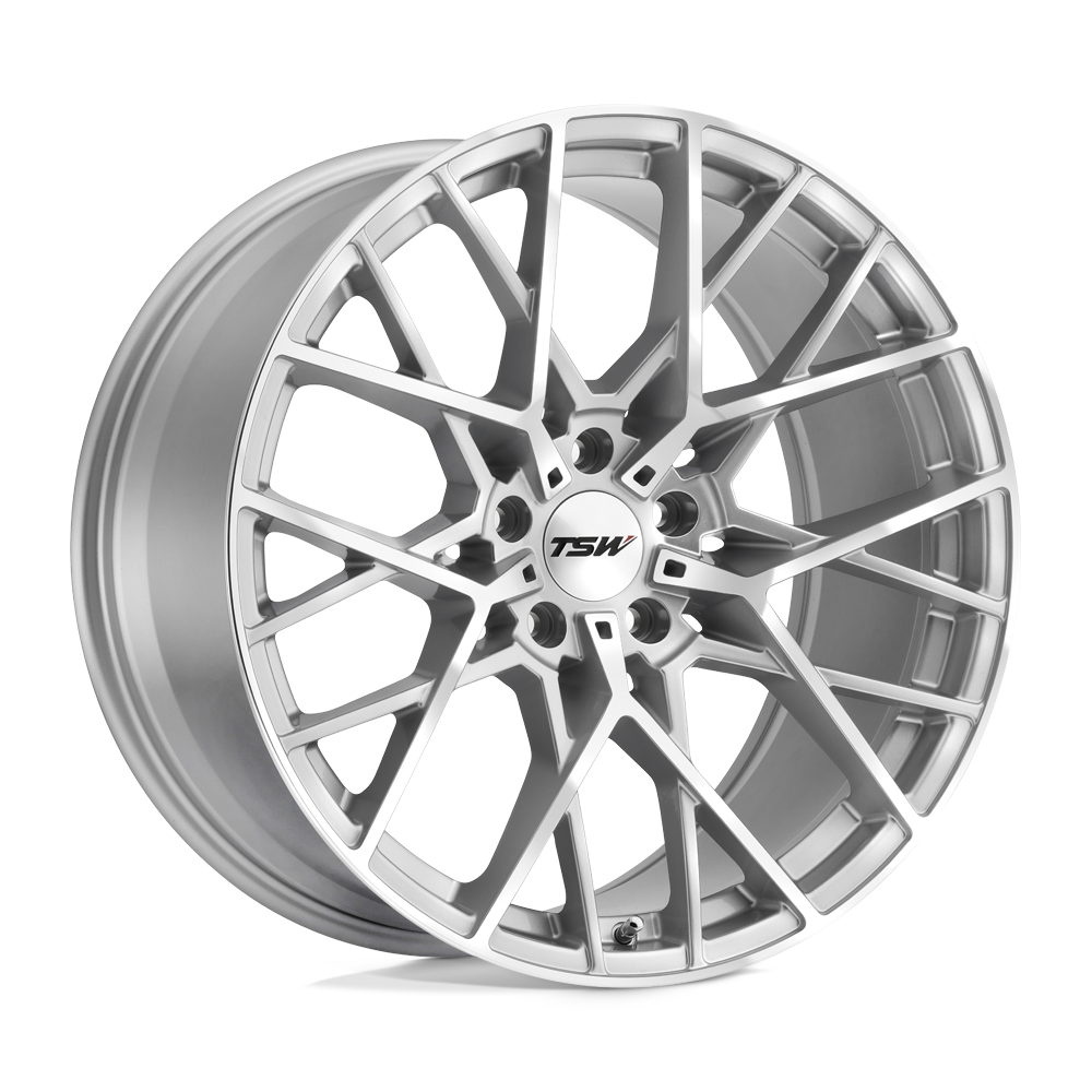TSW SEBRING SILVER W/ MIRROR CUT FACE Wheel - image 2