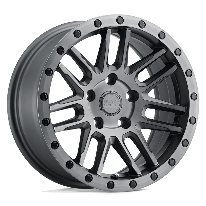 Black rhino arches matte brushed gunmetal blk blt wheel   image 2