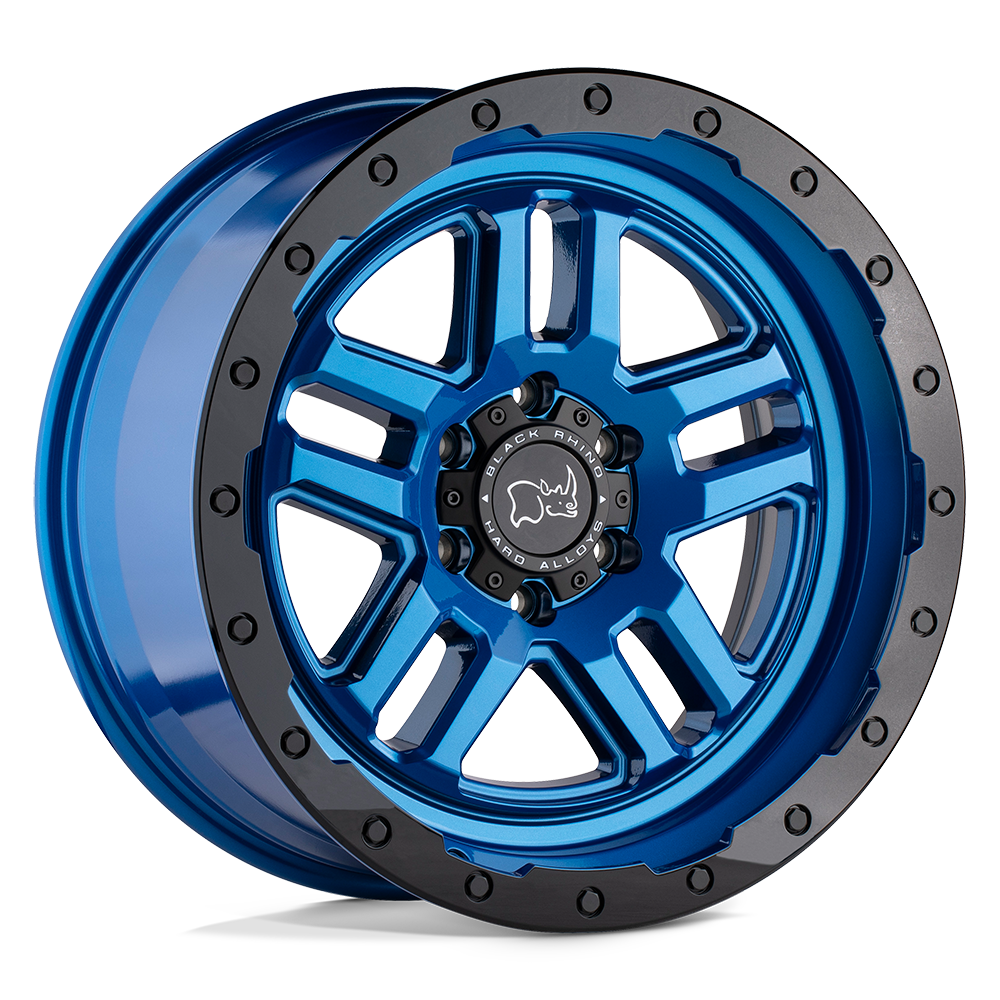 Black Rhino BARSTOW DEARBORN BLUE W/ BLACK RING Wheel - image 2