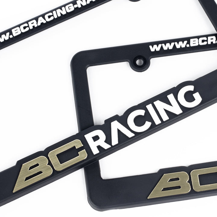 Bc racing license plate frame