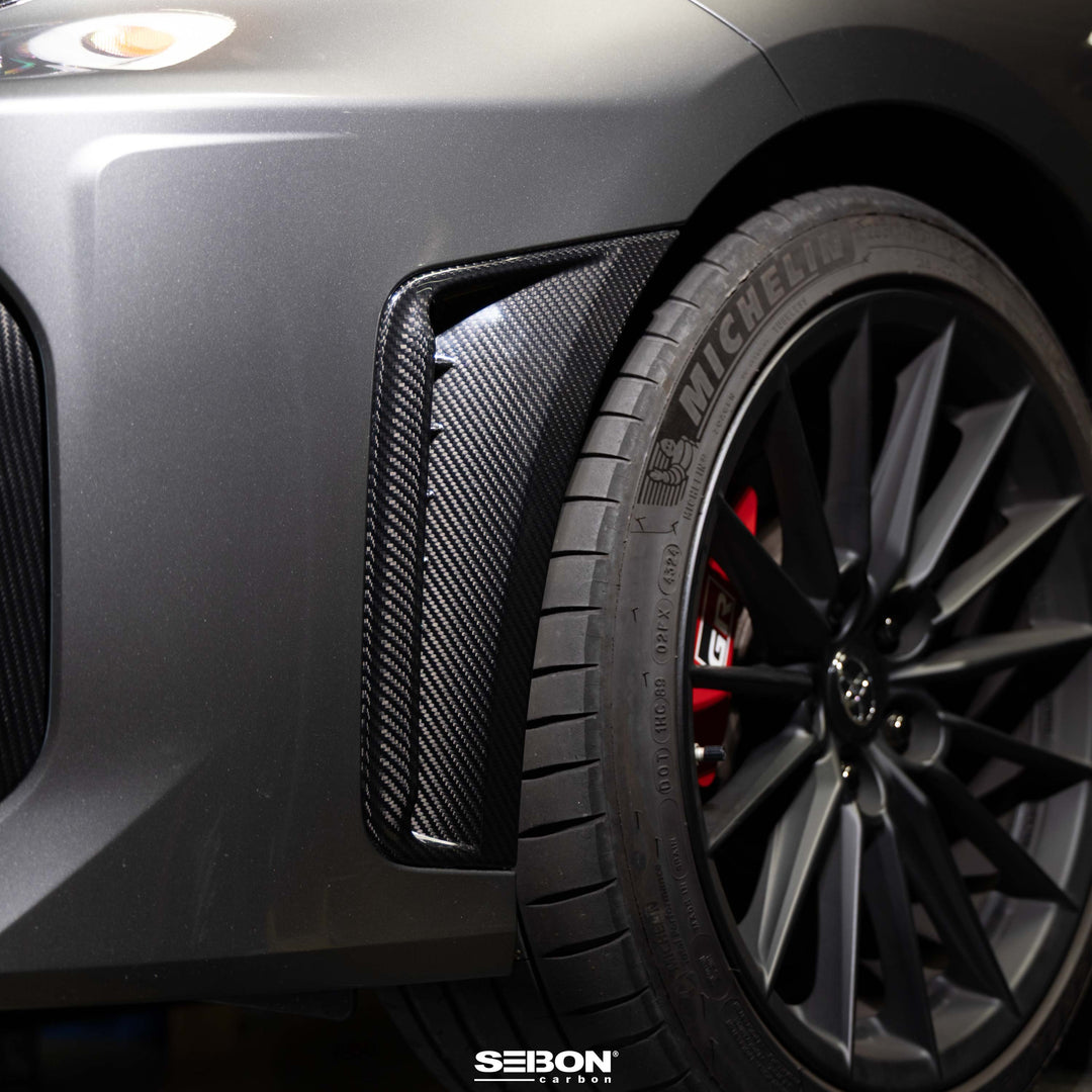 Seibon Dry Carbon Bumper Insert for 2025-2026 Toyota GR Corolla - Gloss - image 5