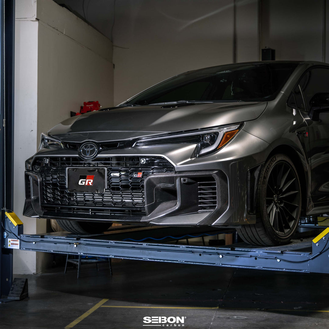 Seibon Dry Carbon Bumper Insert for 2025-2026 Toyota GR Corolla - Gloss - image 4