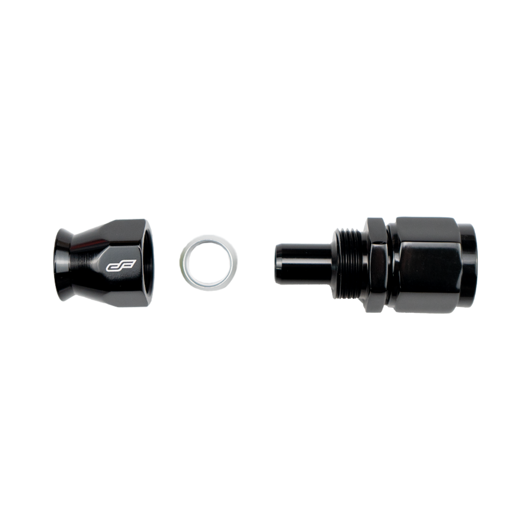 -12 AN Straight Female Aluminum Hose End (PTFE)