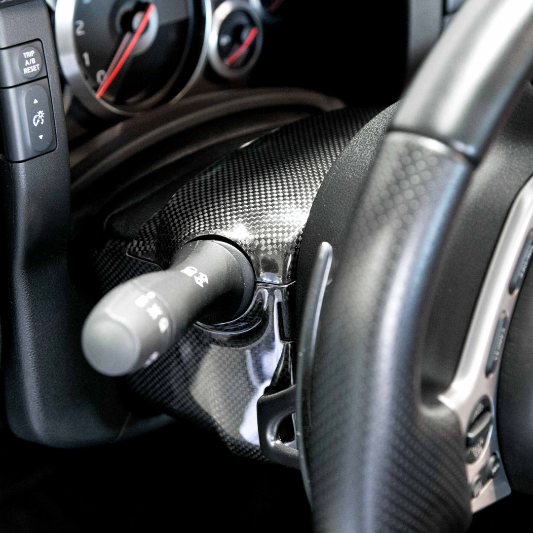 Seibon Carbon fiber steering column surround trim for 2009-2016 Nissan GT-R (4-Piece Set) - image 2