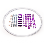 Load image into Gallery viewer, ColorFittings Brake Line Tuck Kit w/ Banjo Bolts and line for Honda Civic / Acura Integra
