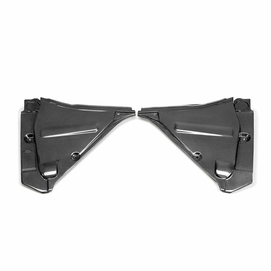 Seibon Carbon fiber cooling panel set for 2009-2024 Nissan GT-R (3-Piece Set) - image 3