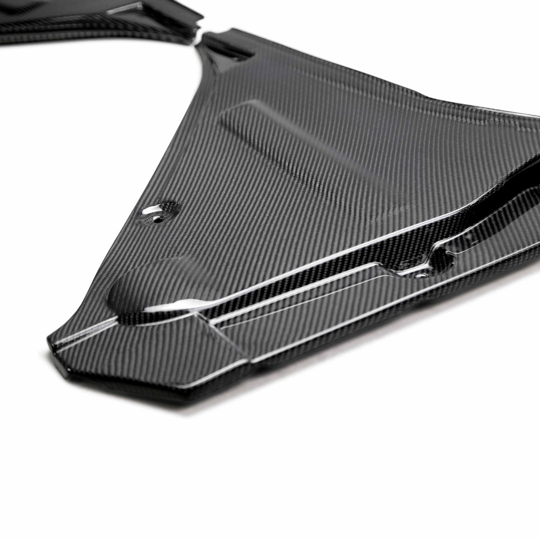 Seibon Carbon fiber cooling panel set for 2009-2024 Nissan GT-R (3-Piece Set) - image 5