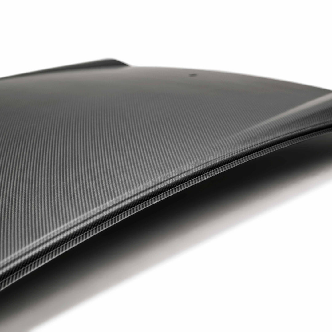 Seibon Dry carbon Fiber roof replacement for 2017-2021 Honda Civic Type R - Matte - image 4