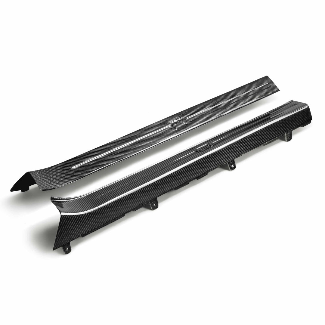 Seibon Carbon fiber door sills for 2009-2024 Nissan GT-R - image 1