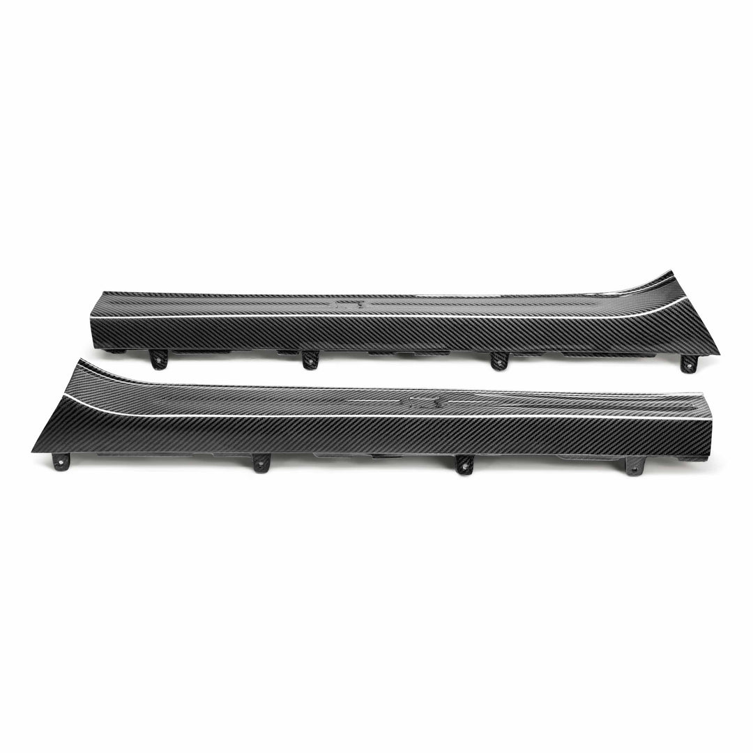 Seibon Carbon fiber door sills for 2009-2024 Nissan GT-R - image 2