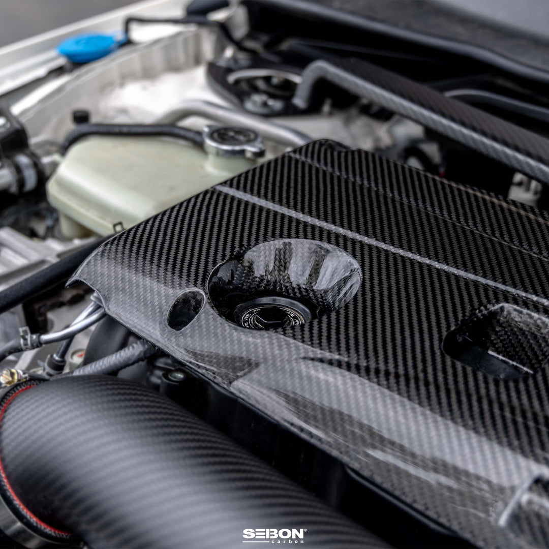 Seibon Carbon Fiber Engine Cover for 2017-2025 Honda Civic Type R - image 7