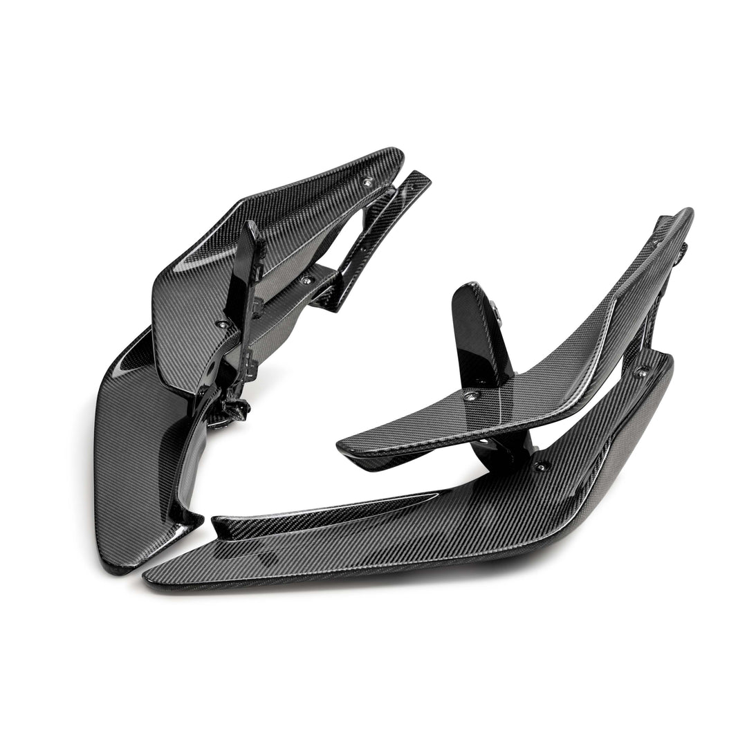 Seibon Carbon fiber Front Bumper Canards for 2023-2026 Honda Civic Type R - image 5