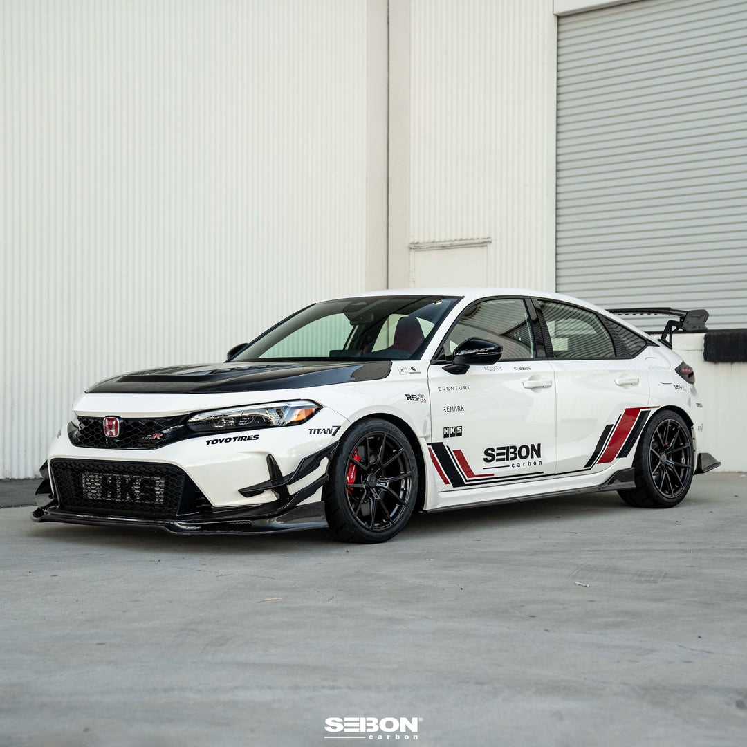 Seibon Carbon fiber Front Bumper Canards for 2023-2026 Honda Civic Type R - image 7