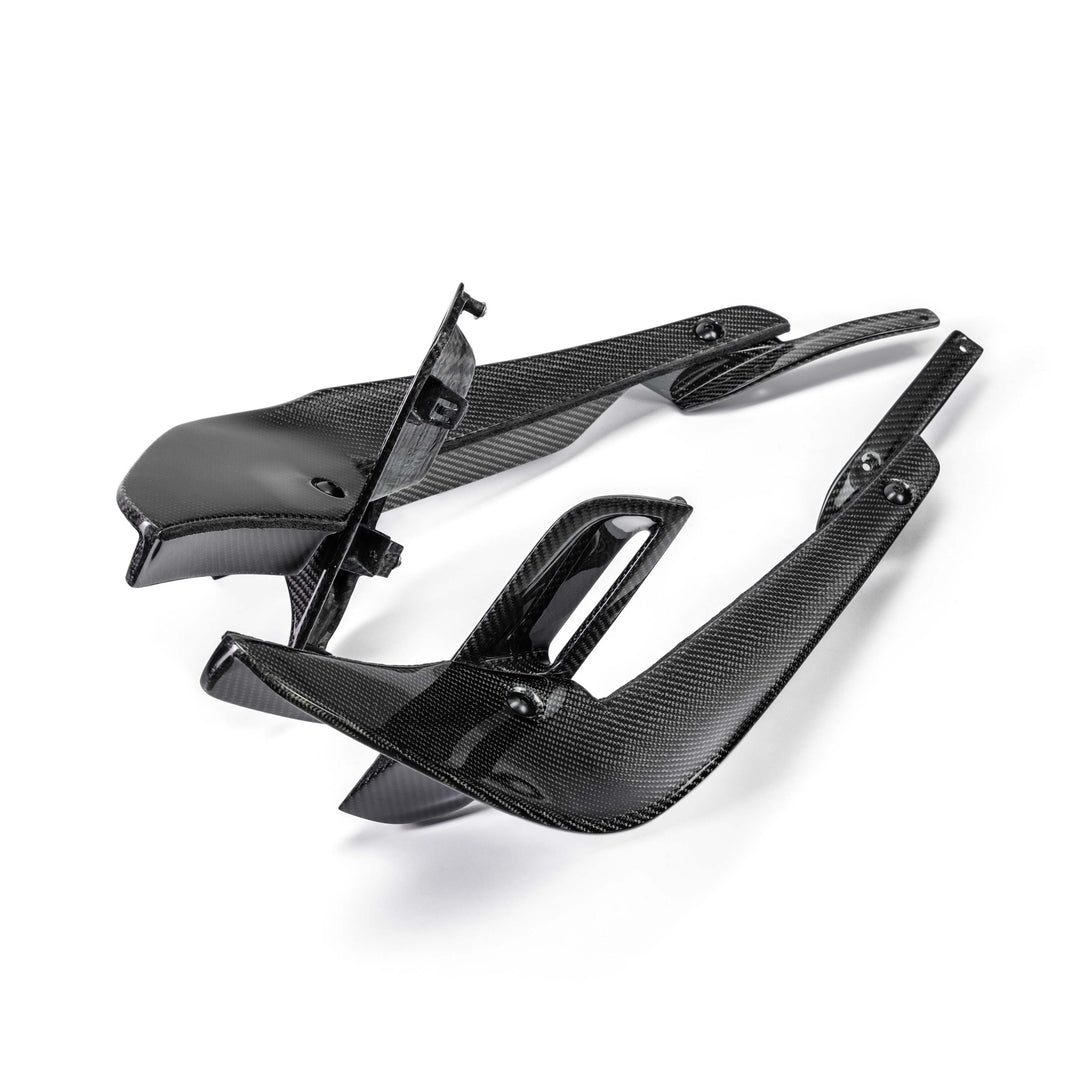 Seibon Carbon Fiber Front Bumper Canards For 2023-2024 Toyota GR Corolla - image 1