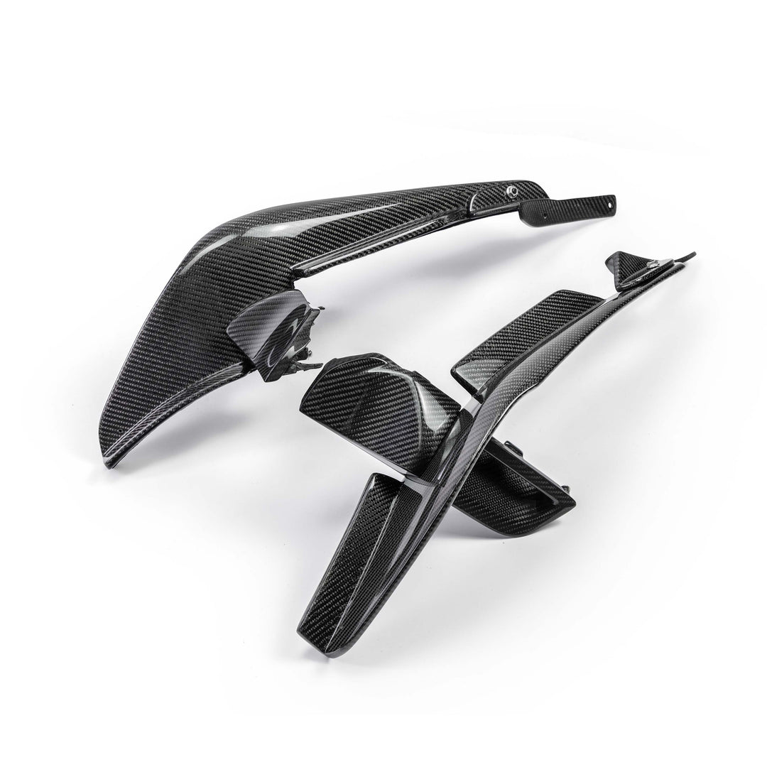 Seibon Carbon Fiber Front Bumper Canards For 2023-2024 Toyota GR Corolla - image 3