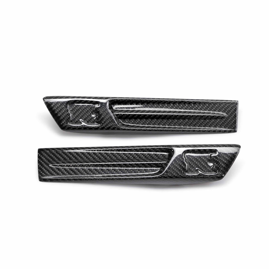 Seibon Carbon fiber fender duct logo for 2009-2014 Nissan GT-R - image 2