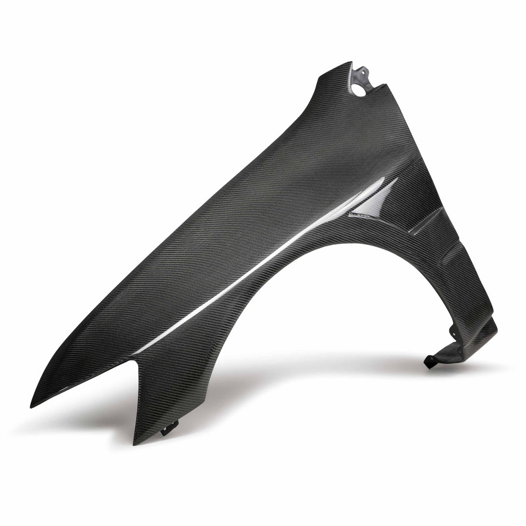 Seibon Carbon fiber fenders for 2003-2006 Mitsubishi Lancer EVO8 (10mm Wider) - image 2