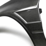 Load image into Gallery viewer, Seibon Carbon fiber fenders for 2003-2006 Mitsubishi Lancer EVO8 (10mm Wider) - image 5
