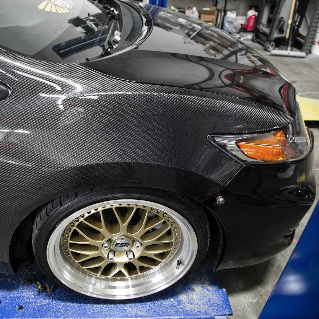 Seibon Carbon fiber fenders for 2014-2015 Honda Civic Coupe - image 7