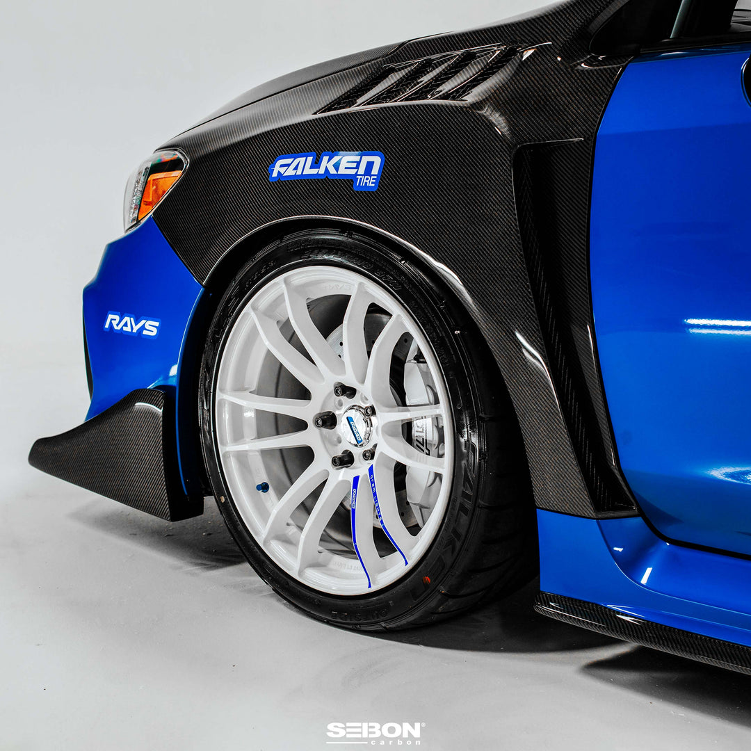 Seibon W-Style Carbon Fiber fenders for 2015-2021 Subaru WRX / STi - image 8