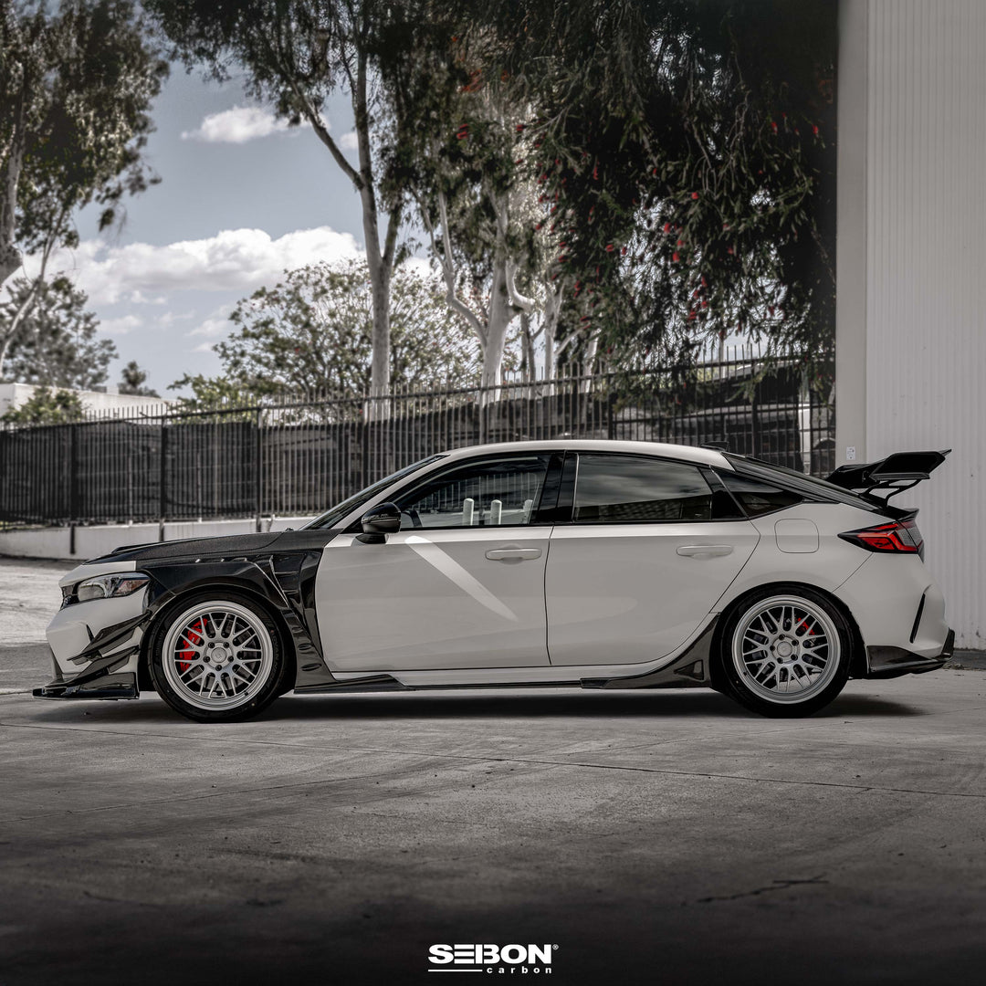 Seibon MB-Style Carbon Fiber Fenders for 2023-2026 Honda Civic Type R (20mm Wider) - image 8