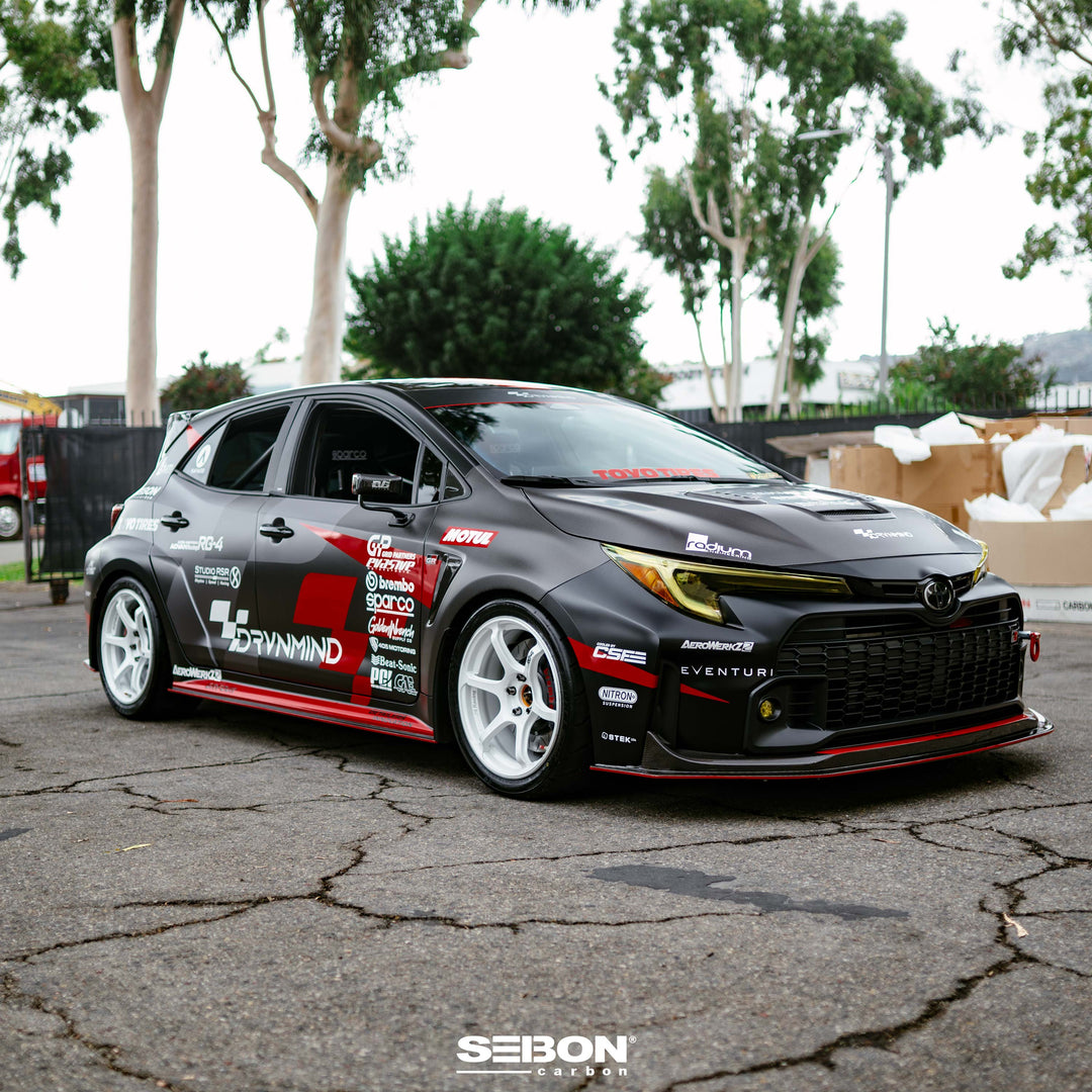 Seibon OEM-style dry carbon Fiber fenders for 2023-2026 Toyota GR Corolla - Gloss - image 8