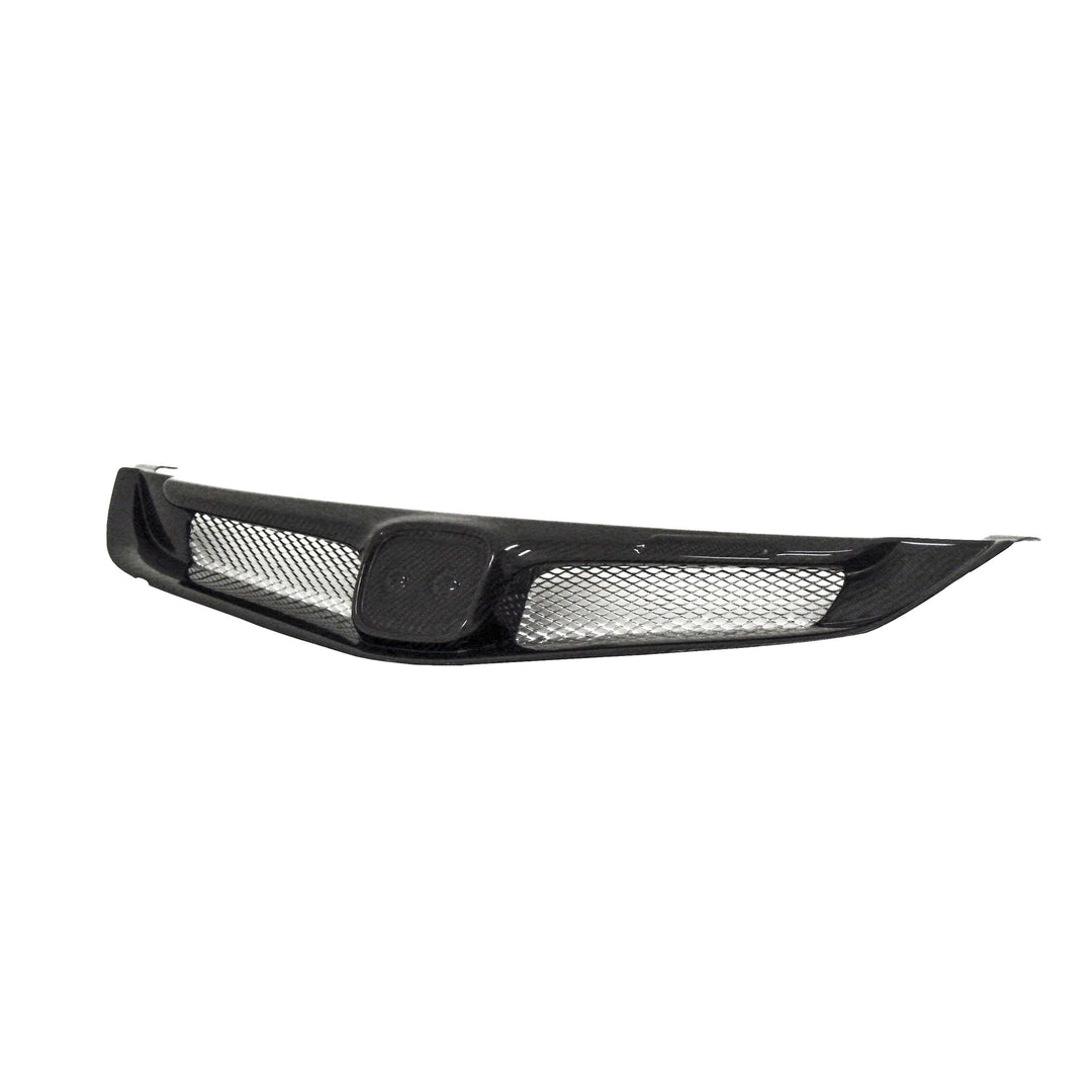 Seibon MG-Style Carbon Fiber Front Grille for 2006-2010 Honda Civic Sedan JDM - image 1