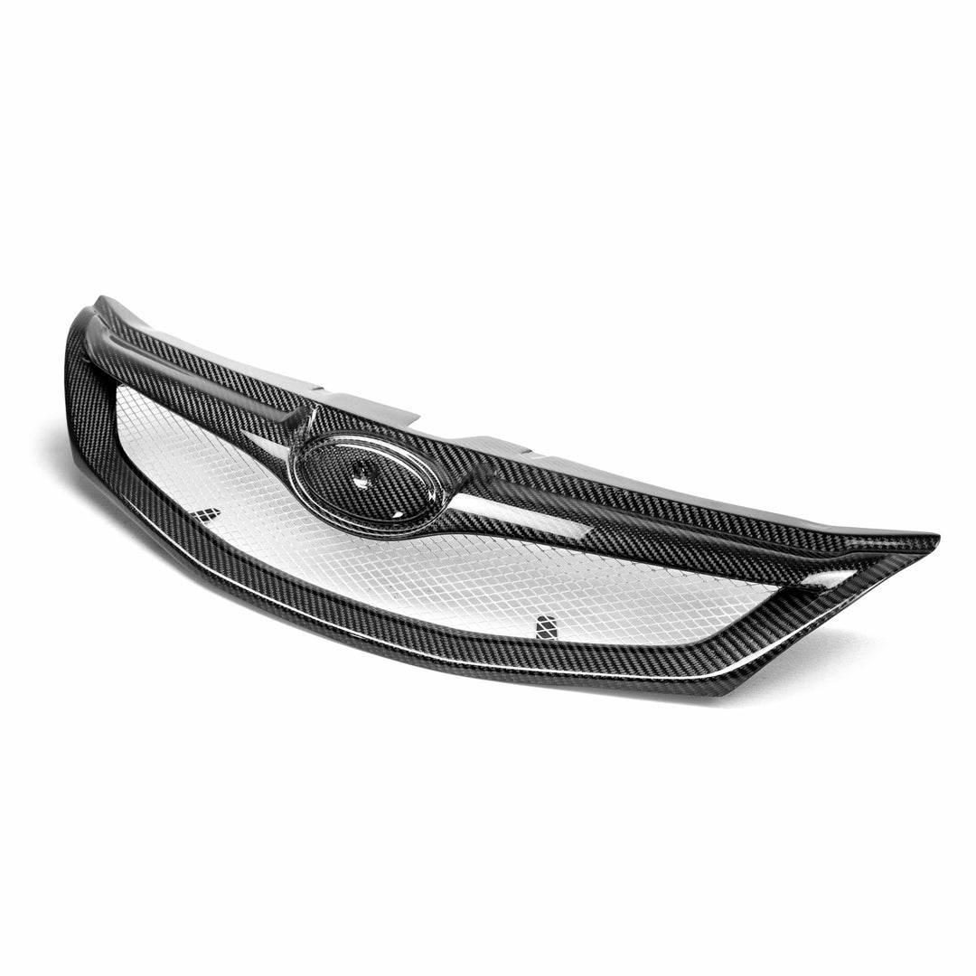 Seibon STI-Style Carbon Fiber Front Grille for 2008-2010 Subaru Impreza WRX STi - image 1