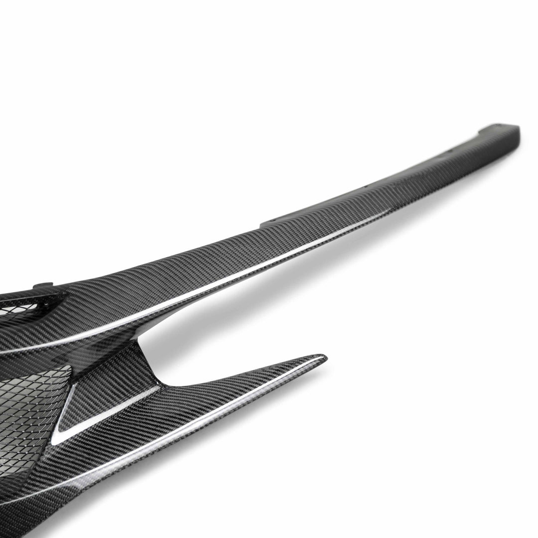 Seibon CV-Style Carbon Fiber Front Grille for 2017-2021 Honda Civic Type R - image 4