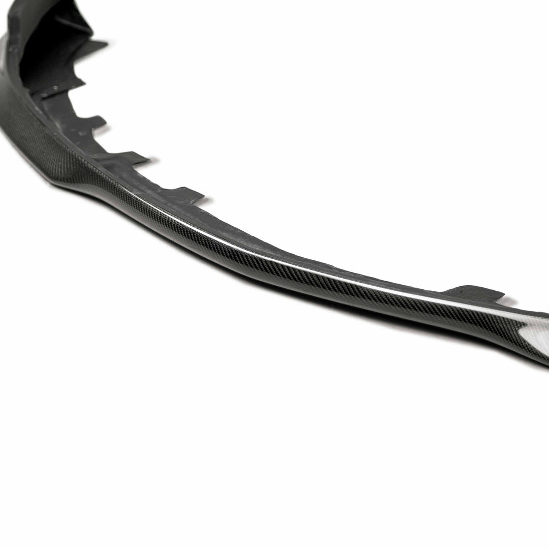 Seibon RA-Style Carbon Fiber Front Lip for 2006 Mitsubishi EVO9 - image 3
