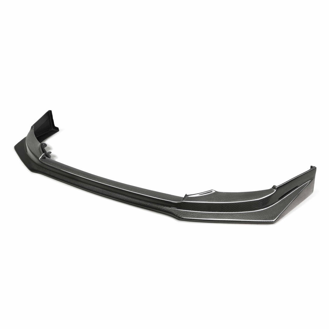 Seibon VR-Style Carbon Fiber Front Lip for 2008-2015 Mitsubishi Lancer EVO X - image 1