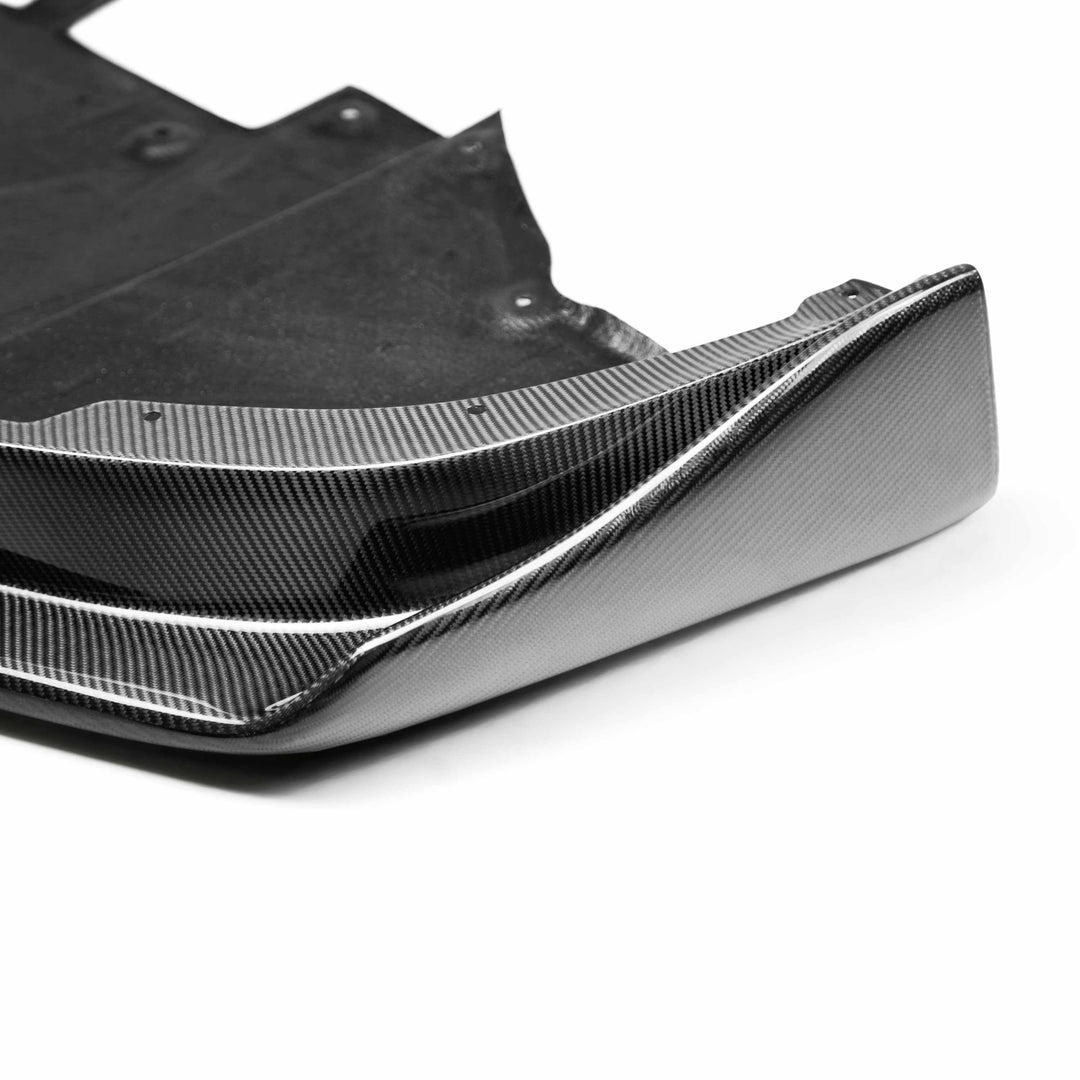 Seibon SS-Style Carbon Fiber Front Lip for 2009-2011 Nissan GT-R - image 4