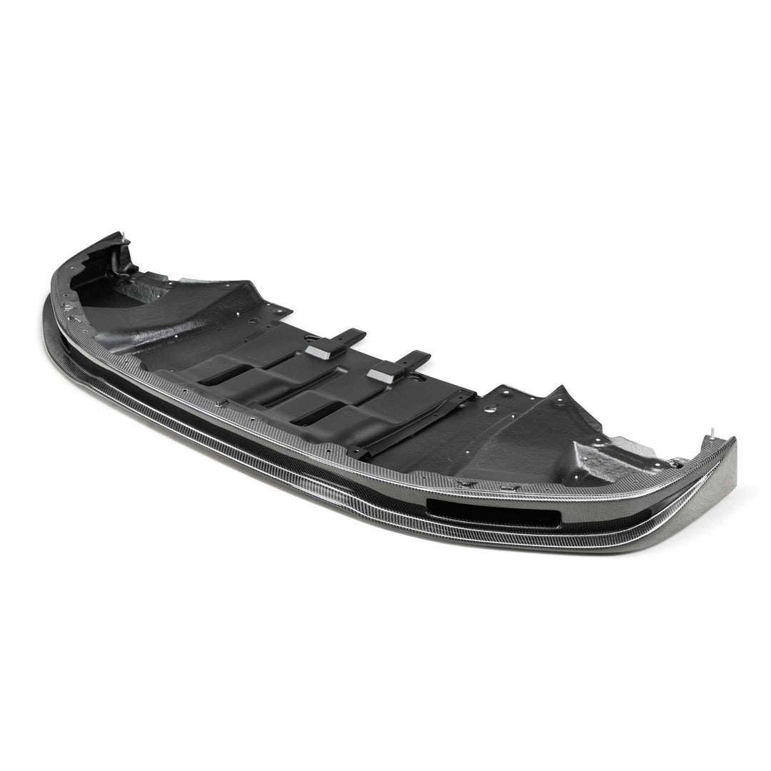 Seibon VS-Style Carbon Fiber Front Lip for 2012-2016 Nissan GT-R - image 1