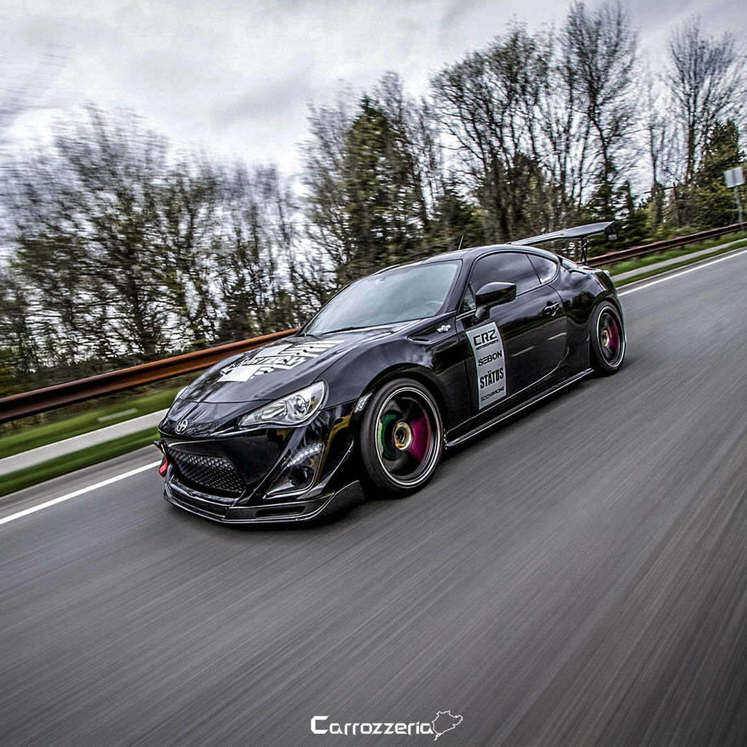 Seibon KC-Style Carbon Fiber Front Lip for 2013-2016 Scion FR-S - image 10