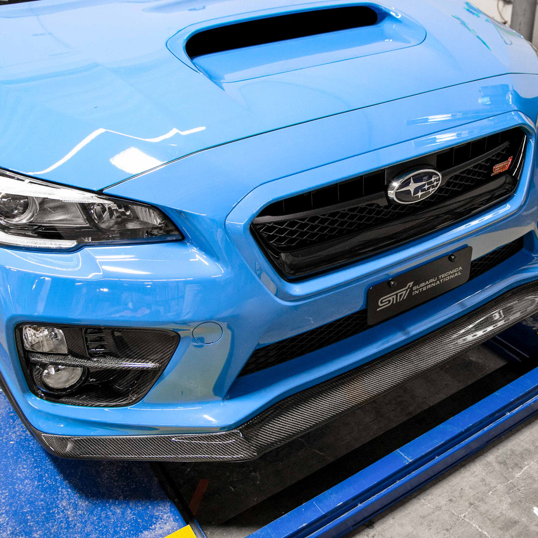 Seibon MB1-Style Carbon Fiber Front Lip for 2015-2017 Subaru WRX / STi - image 6
