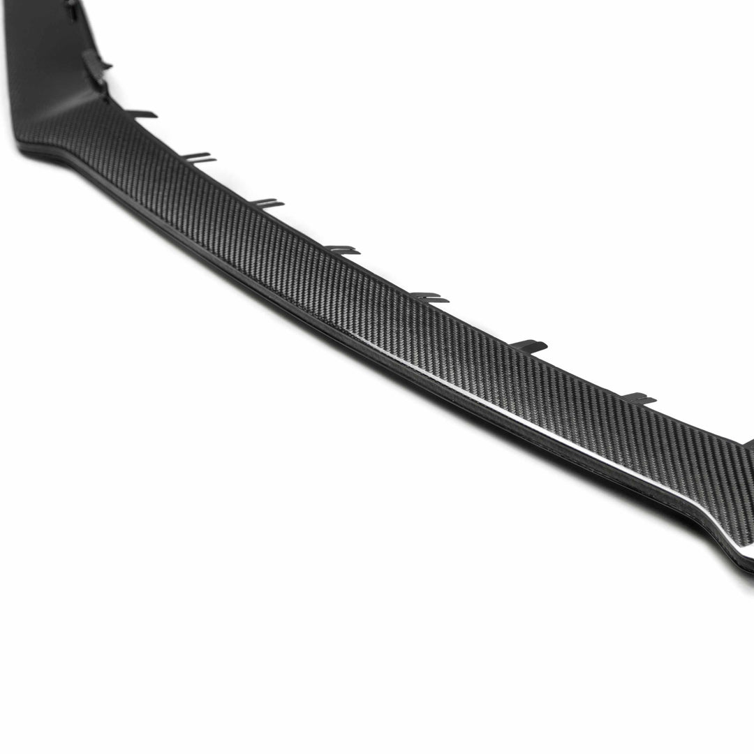 Seibon OEM-Style Carbon Fiber Front Lip for 2017-2021 Honda Civic Type R - image 3