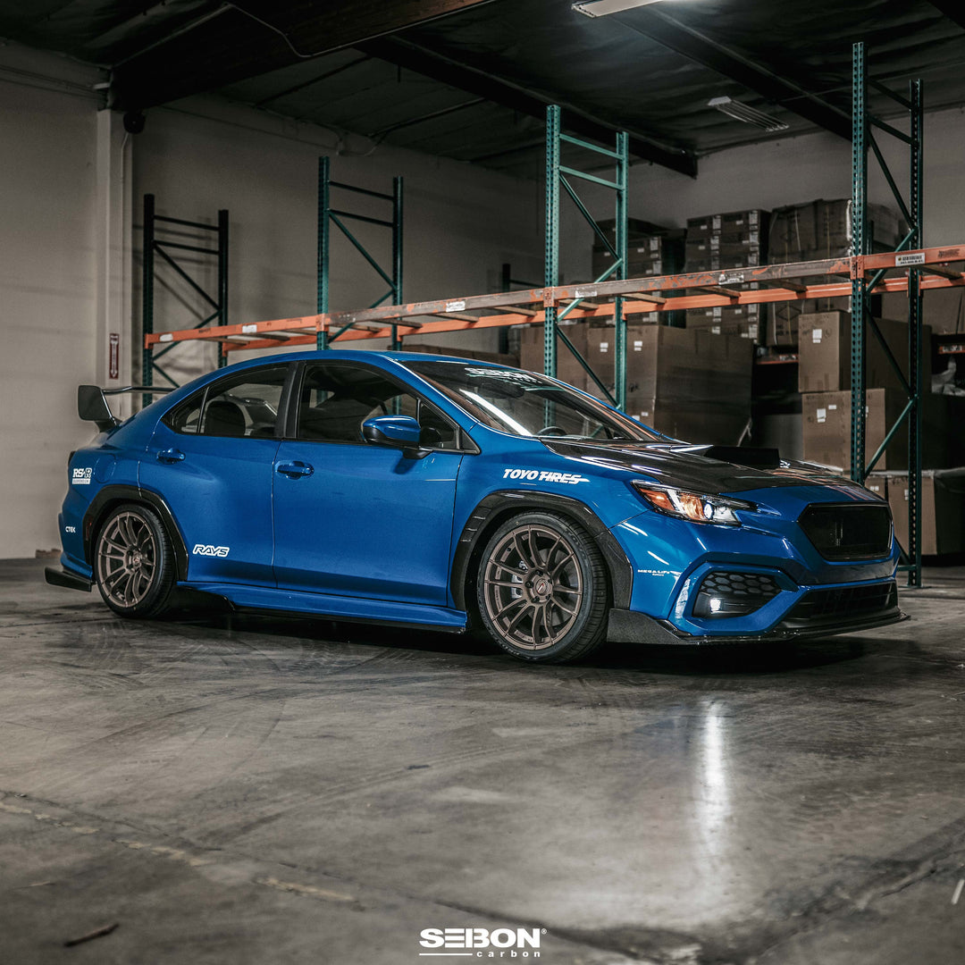 Seibon MB-Style Carbon Fiber Front Lip for 2022-2026 Subaru WRX - image 2