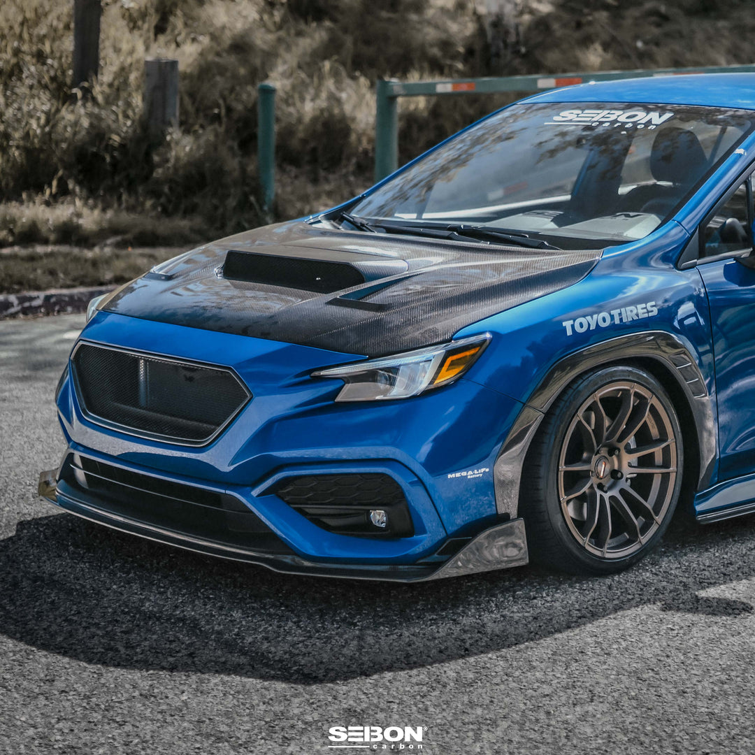 Seibon MB-Style Carbon Fiber Front Lip for 2022-2026 Subaru WRX - image 7