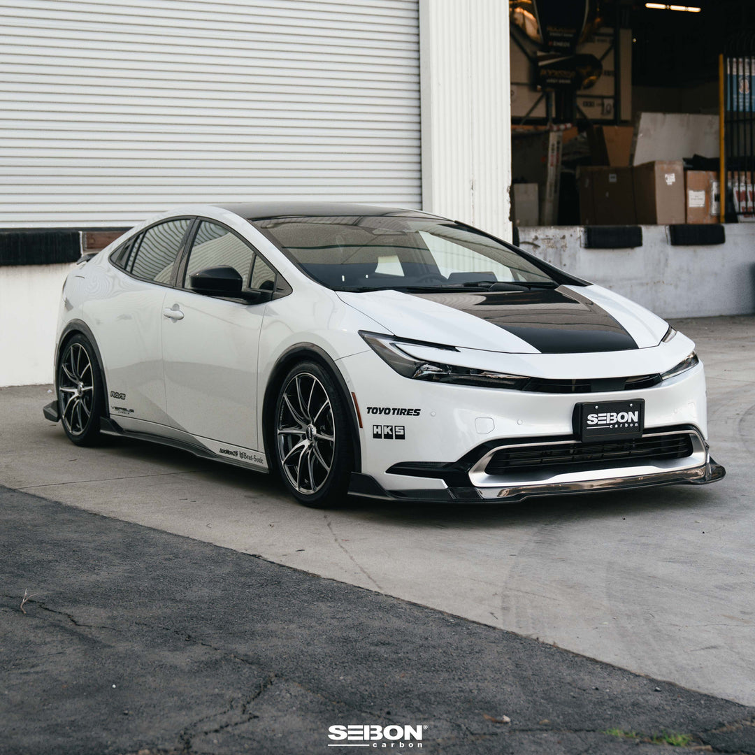 Seibon MB-Style Carbon Fiber Front Lip for 2023-2026 Toyota Prius - image 6