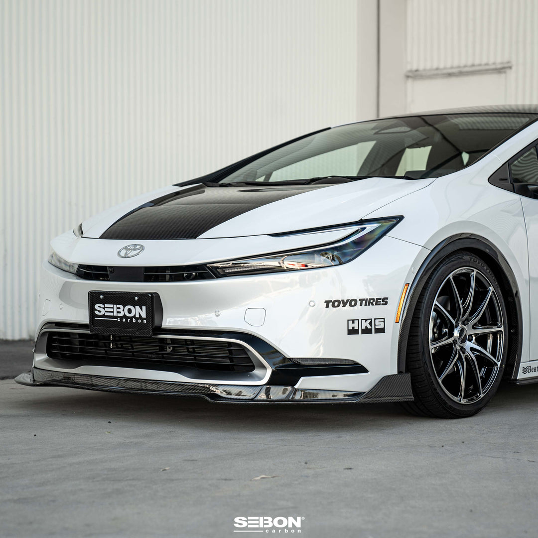 Seibon MB-Style Carbon Fiber Front Lip for 2023-2026 Toyota Prius - image 8