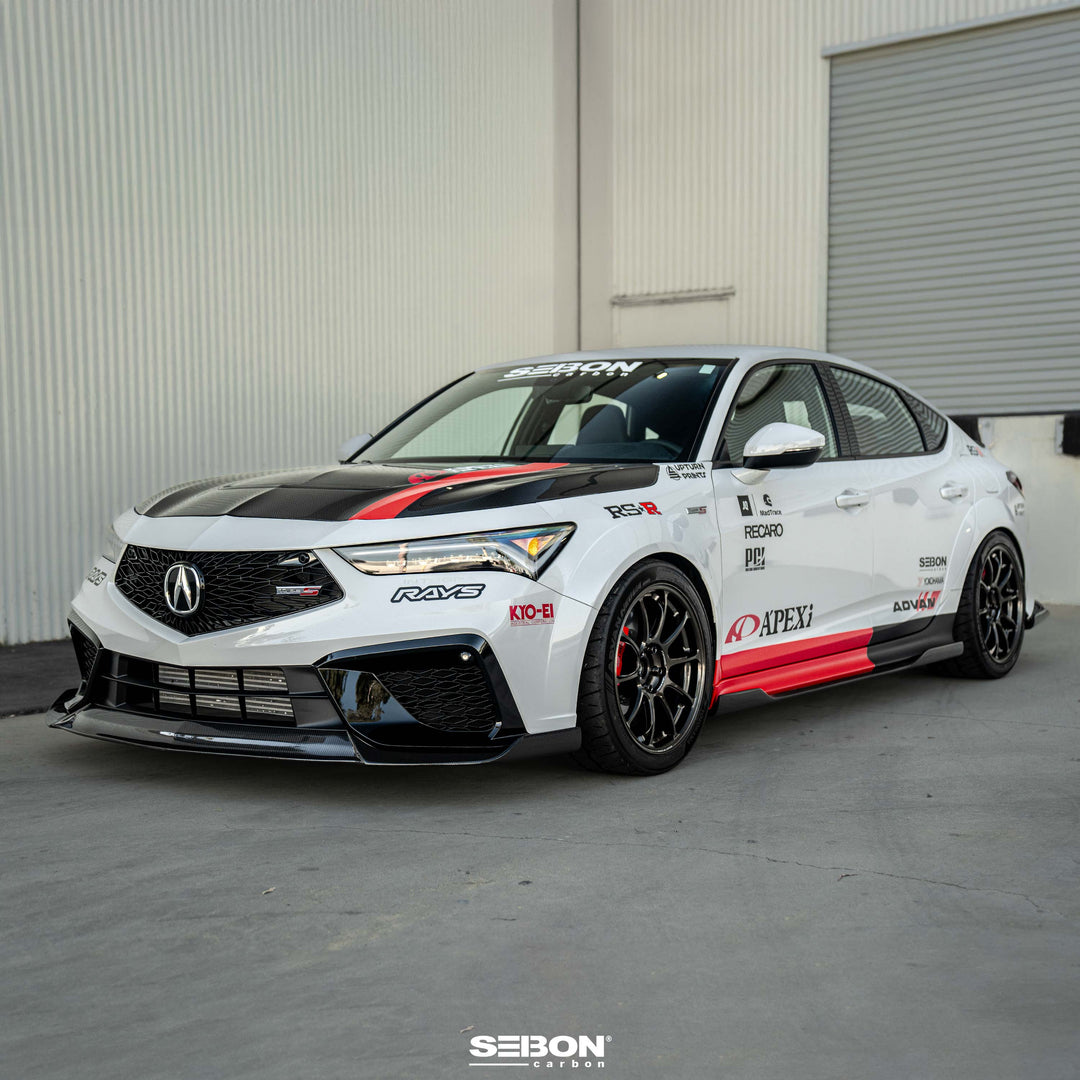 Seibon MB-Style Carbon Fiber Front Lip for 2024-2026 Acura Integra Type S - image 6