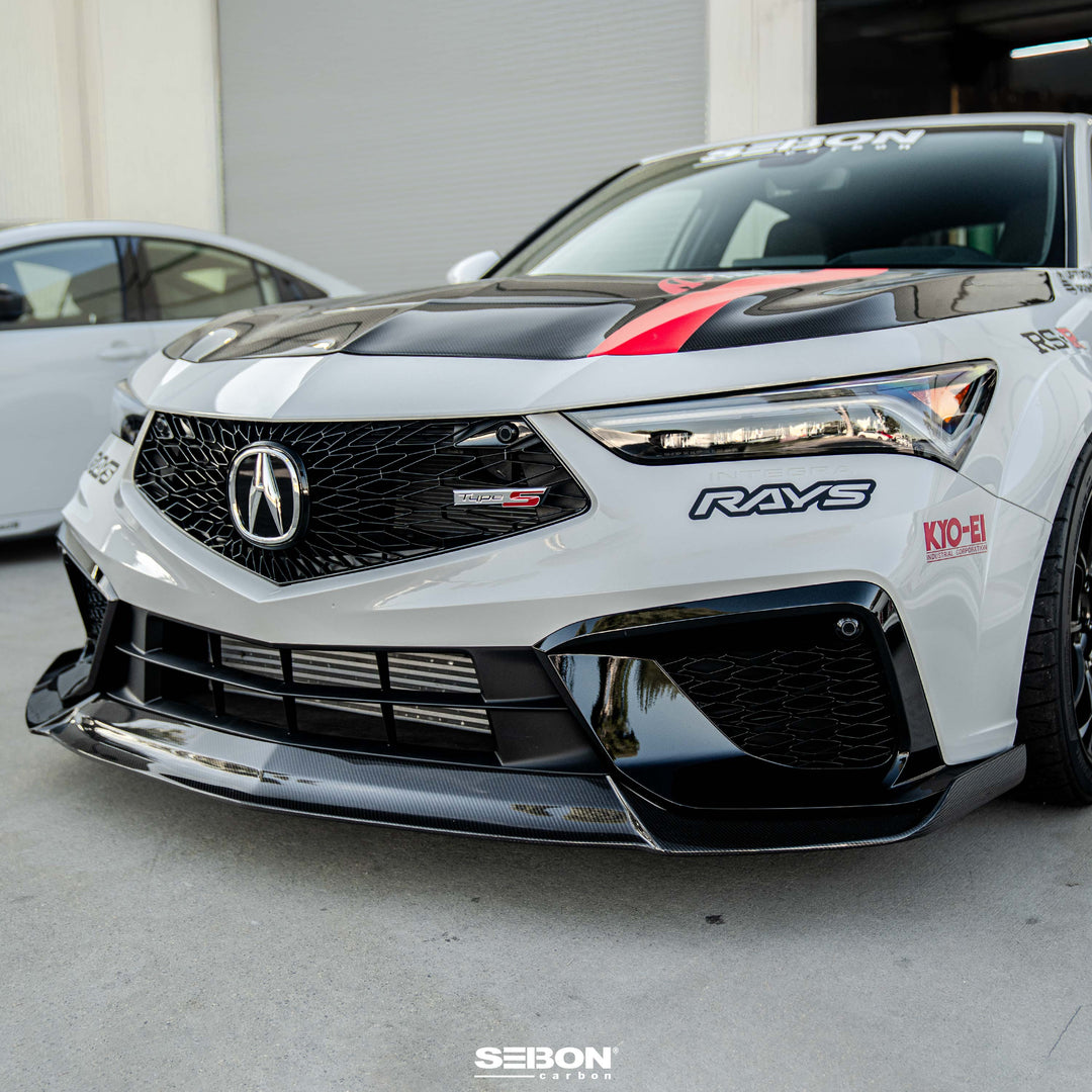 Seibon MB-Style Carbon Fiber Front Lip for 2024-2026 Acura Integra Type S - image 7