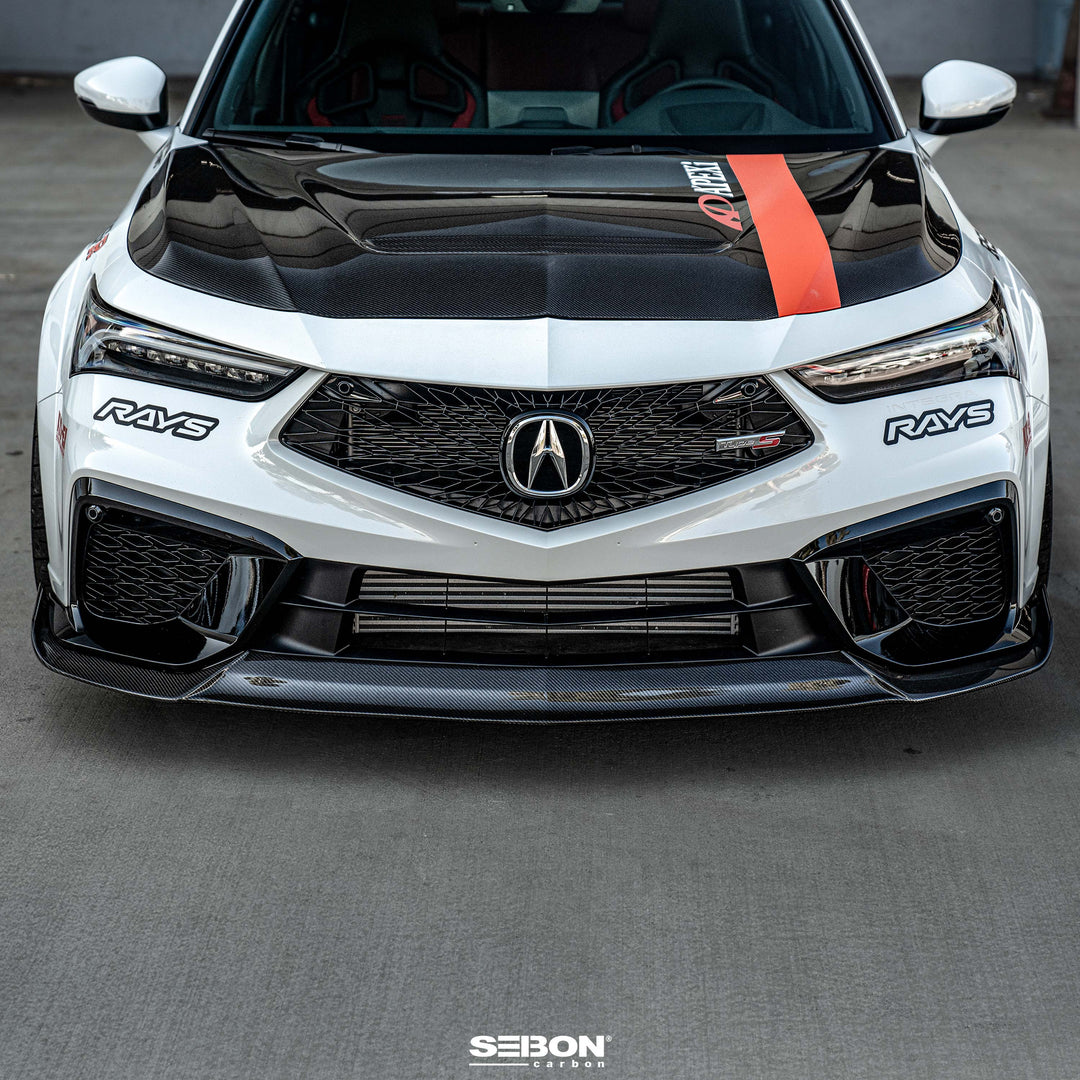 Seibon MB-Style Carbon Fiber Front Lip for 2024-2026 Acura Integra Type S - image 8